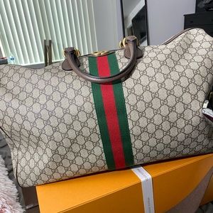 Gucci duffle bag